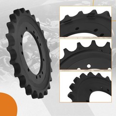 Heavy Equipment Sprocket 23 Teeth for Multiple Excavator Models 1032265
