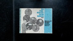 1984 Ford Mercury Grand Marquis Electrical Vacuum Trouble-Shooting Manual Wiring