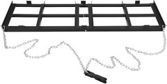Drag Harrow Driveway Grader 4FT Tow Behind Lawn Rake for ATV UTV Tractor Mower