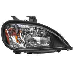 2004-2017 Freightliner Columbia Passenger Side Black Halogen Headlight Assembly