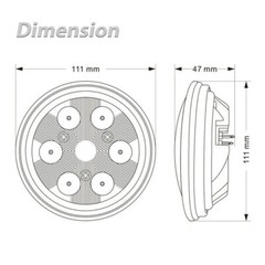 8Pcs LED Conversion Light Kit For John Deere 40 and 50 Series 4040 4240 4050