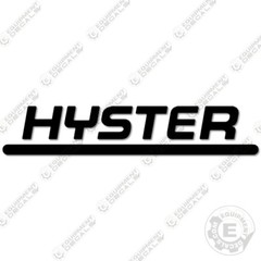 Fits Hyster Forklift Decal – Any Color!