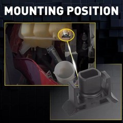 Radiator Cap Radiator Coolant Reservoir Lower Drain Plug Cap for 2012-2018, for