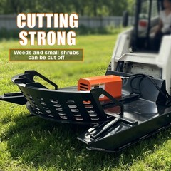 Wolverine Skid Steer Brush Cutter 66” New Hydraulic Mower Brush Hog Attachment