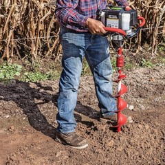 Fishtail Point Earth Auger – 6-Inch Diameter, 36-Inch Long