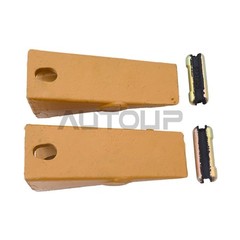 1×Pair 6737325 Bucket Teeth & 6737326 Flexpins Fits Bobcat Style Mini Excavator
