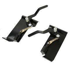 Universal Weld-On Skid Steer Quick Attach Bucket Conversion Adapter Latch Plates