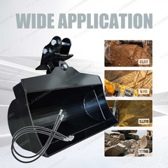 800mm Lengthen Tilting Bucket Attachment for Mini Excavators 0.8Ton-2Ton