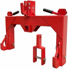 3 Point Quick Hitch Adapter For Category 1 Tractors & 2″ Receiver Hitch 3000Lbs
