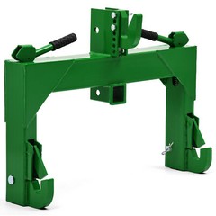 3 Pt Quick Hitch Adapter For Category 1 & 2 W/ Adjustable Bolt Tractor Green US
