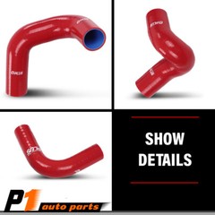 Red Radiator Hose Set Upper Lower & Bypass Hoses Fit For John Deere Models New