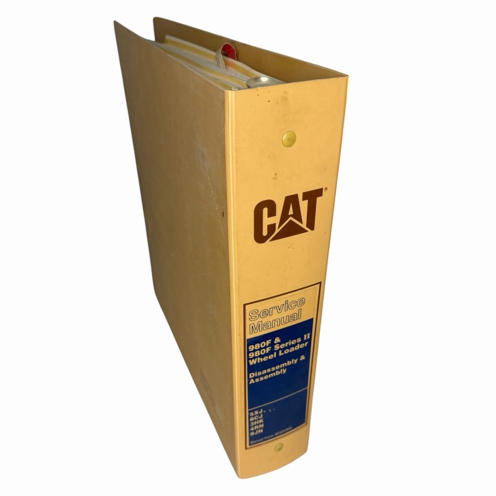 CAT CATERPILLAR 980F & 980F SERIES II WHEEL LOADER Disassembly & Assembly Manual