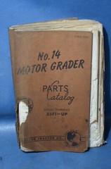 Caterpillar No. 14 Motor Grader Parts Shop Manual Book Catalog Booklet 33769