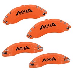 Orange Brake Caliper Covers Black Logo Fit Acura ILX 2016-2023 Front Rear