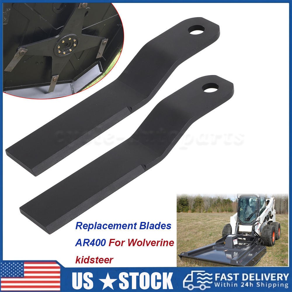 Skid Steer Brush Cutter Replacement Blade KitAR400 Steel For Wolverine Brush Hog