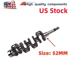 crankshaft 52MM For Kubota V2003 V2003T V2003-T-E2B V2003-M-DI V2003-DI Engine