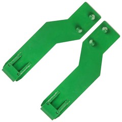 Caltric Mounting Brackets For John Deere Tractor Loader Quick Tach Weld On