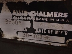1986 Allis Chalmers 3500 Turbo Diesel Engine LOW HOURS! VIDEO! 3500A Fiatallis