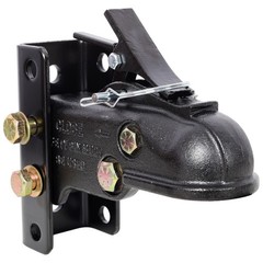 2-5/16″ Trailer Coupler 15000LBS Heavy Duty 3-Position Adjustable Channel Mount