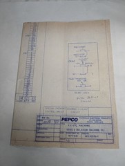 PEPCO 6X6-3/4 MACHINE GOSS & DELEEUW DRAWING #WD-6984-1 WIRING DIAGRAM
