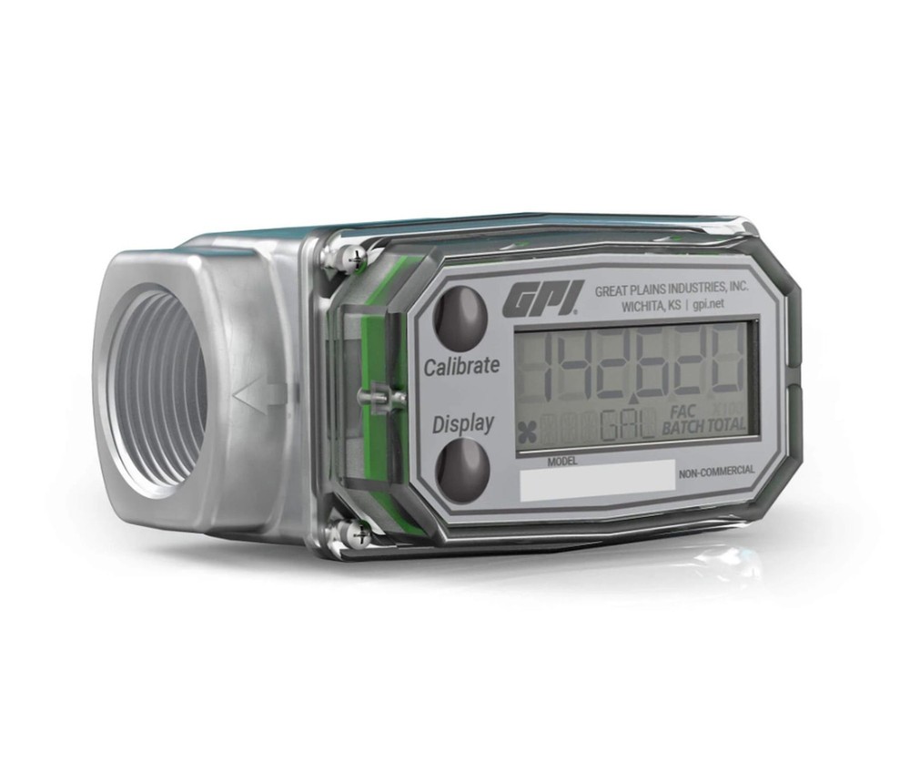 Great Plains 113900-9501 Digital FUEL FLOW METER Gas DIESEL Kerosene