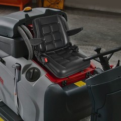 Adjustable Forklift Tractor Lawn Mower Seat with Armrests 35°–180° Backrest