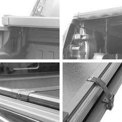 FRP Hard Tri-Fold Truck Bed Tonneau Cover 2020-2026 Gladiator JT 5ft Bed