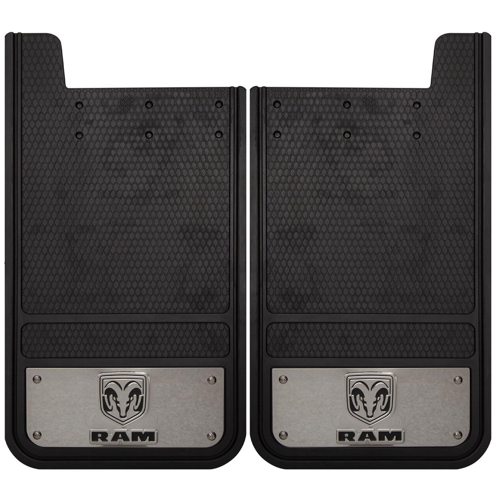 Plasticolor Ram Heavy Duty Rear 12 X 23 Mud Guards 12 X 23 Rear Mud Guards By
