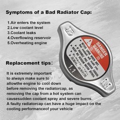 Radiator Cap Cover 19045-PAA-A01 19045PAAA01 Compatible With Honda Civic,