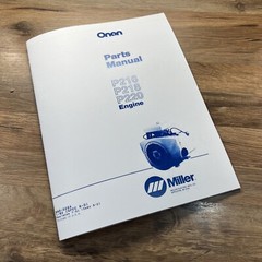 Onan P216 P218 P220 Engine Parts Manual Catalog Exploded Views For Assembly