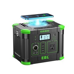 330W 288.6WH Portable Power Station Solar Charger Generator Supply Home Camping
