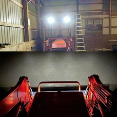 Pair High/Low Beam Bright 6000K LED Bulbs for JD Deere 1023E, 1025R,1026R, 2025R