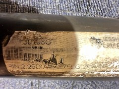 Jesshend 30793GT Pin Shaft 2.25 inches Diameter 31-5/8 inches Length