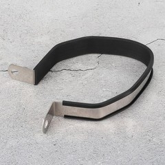 Motorcycle Exhaust Clamp, Hexagon Muffler Pipe Silencer Hanger Mount Bracket Sta