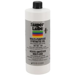 Super Lube 51030 Synthetic Oil with PTFE, High Viscosity, 1 quart Bottle