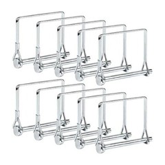 10 Pack Trailer Coupler Pin 5/16×3-1/2in Towing Hitch Pin Hea Size: 5/16×3-3/8
