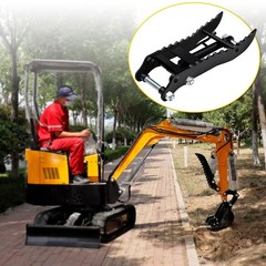 Hydraulic Thumb Clip Mn Steel Mini Excavator Single Hole Hydraulic Thumb Clip