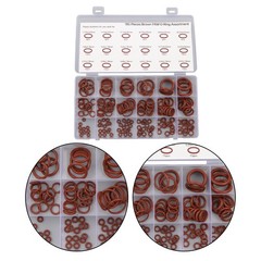 185 Pcs FKM Brown O-Ring Kit,75A Durometer,18 Kind Size from 2.57mm to 20.22mm