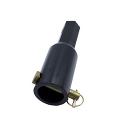 Auger Adapter Conversion 2-9/16 inch female Round to 2″ Male Hex Heavy Duty