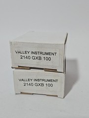 Lot Of 2 2140 GXB 100 Bottom Mount Connection Liquid Filled 1/4″ Pressure Gauge