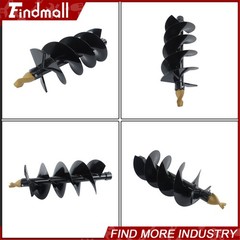 Findmall Auger Post Hole Drill Bit Attachment 300mm Diameter For Mini Excavator