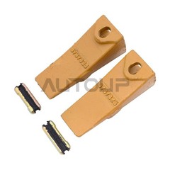 1×Pair 6737325 Bucket Teeth & 6737326 Flexpins Fits Bobcat Style Mini Excavator