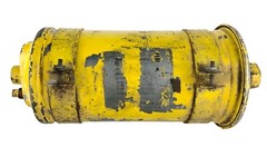 Tractor Air Filter Housing Canister Painted Yellow