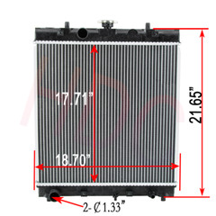 Radiator For Kubota L4630DT L3830 L3830HST L4330 L4630 L3830DT T1150-16010