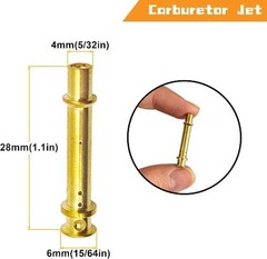 Carburetor Jet Kit for 196cc 212cc 224cc 301cc 420cc Engines for Mini Bikes Go K