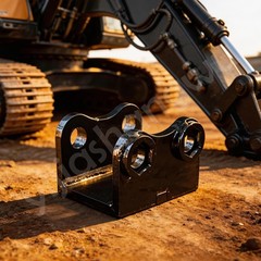 Chinese Mini Excavator Bucket / Attachment Ears Fits 25mm – Weld base plate