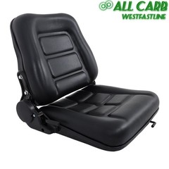 Forklift Universial Fold Down Seat New Adjustable Angle Back And Slide