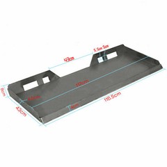 1/4″ 3/8″ HD 1/2″ Skid Steer Mount Plate Adapter Loader Quick Tach Attachment