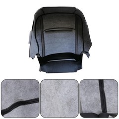 Black Driver Seat Bottom Perforated Cover for 1500 2500 3500 2013-2018