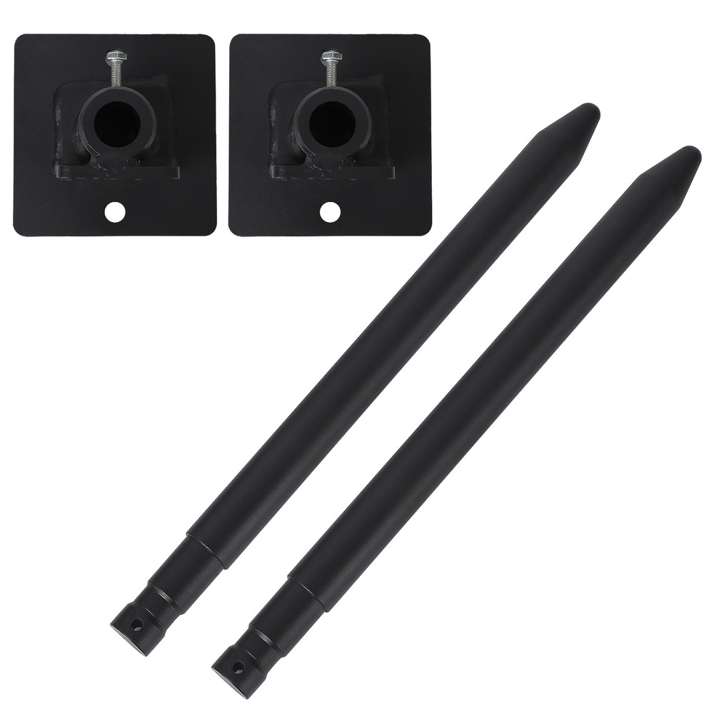 17″ Stabilizer Hay Bale Spear Attachment,2Pcs Quick Attach Bale Spike No-Sleeve